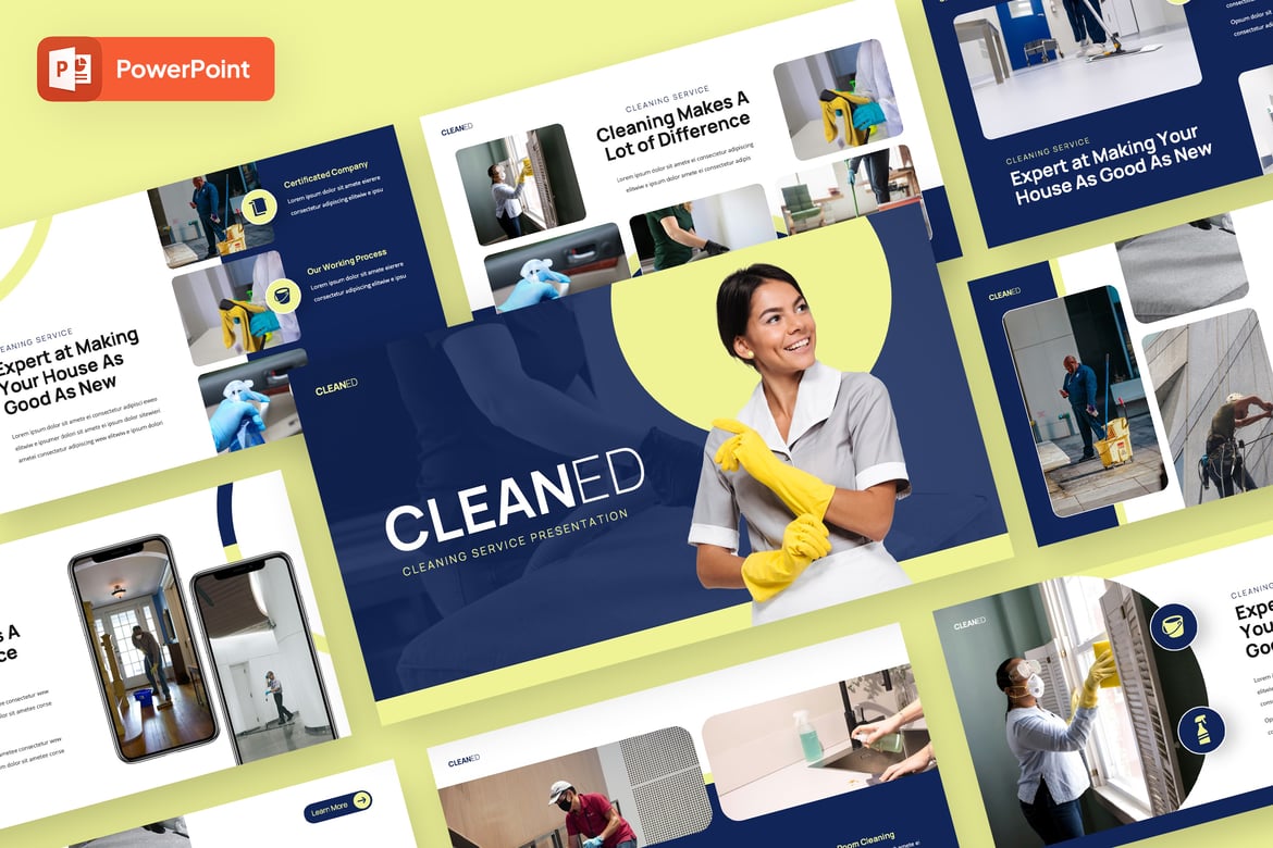 Template Presentasi PowerPoint Bersih dan Modern untuk Berbagai Kebutuhan