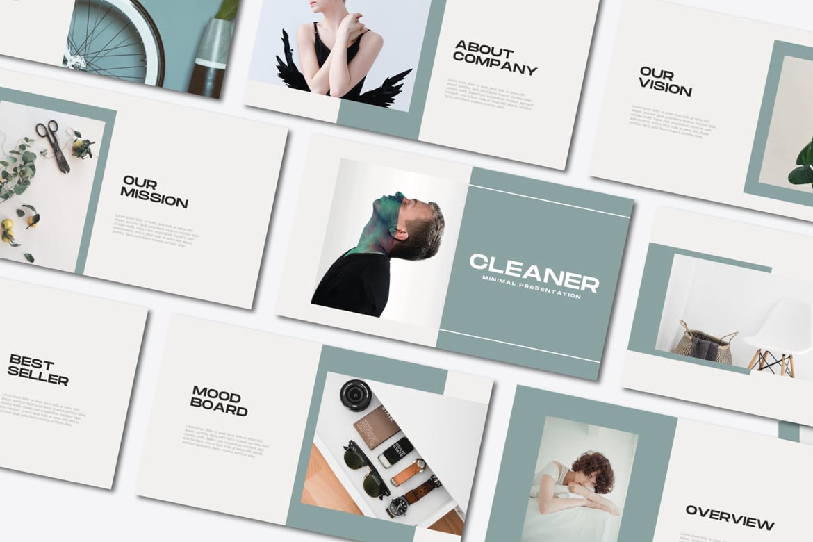 Template Powerpoint Bersih dan Modern untuk Presentasi Anda