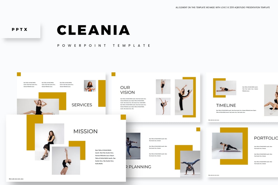 Cleania - Template Powerpoint Serbaguna