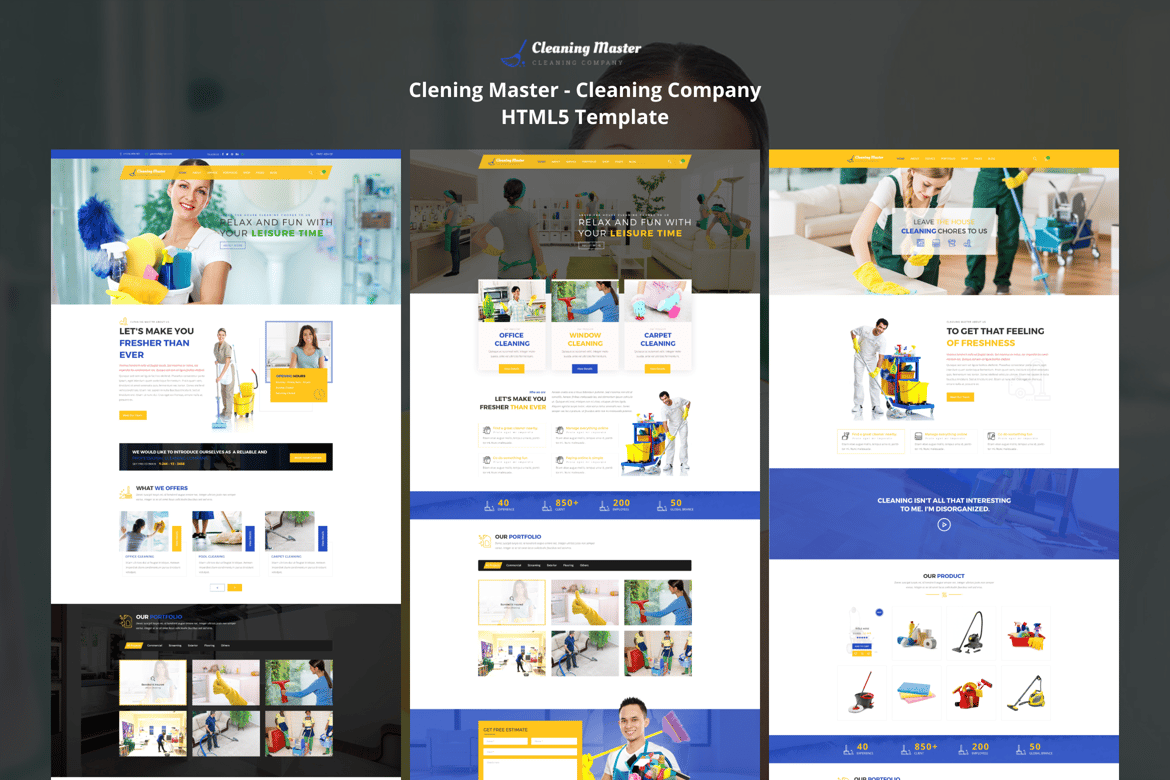 Template Website Cleaning Master - Solusi Ideal untuk Layanan Kebersihan Anda