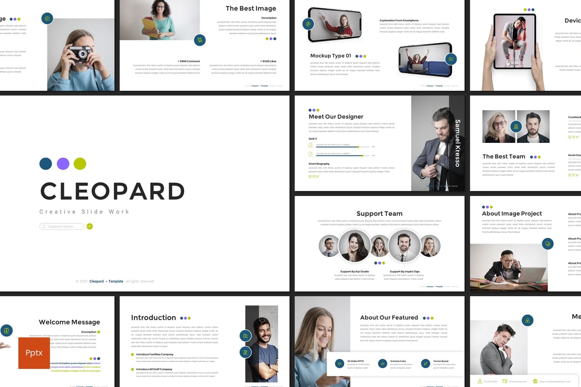 Template Presentasi Cleopard - Kreatif dan Minimalis untuk Semua Kebutuhan