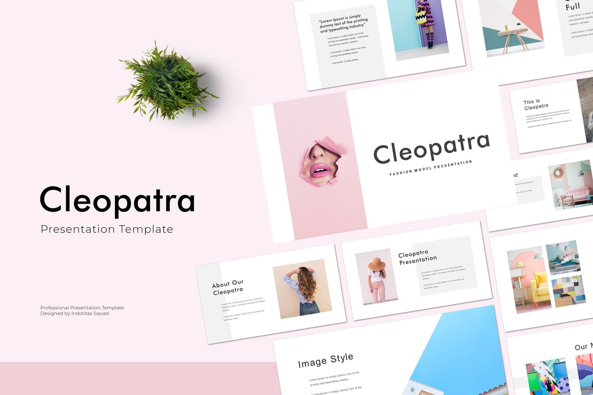 Template Presentasi PowerPoint CLEOPATRA yang Modern dan Profesional