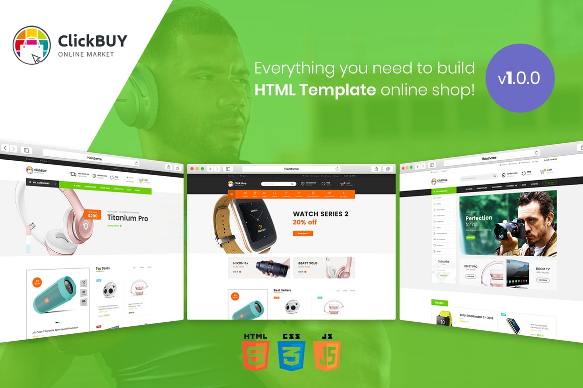 ClickBuy | Template Web Responsif Multi Toko yang Elegan dan Modern