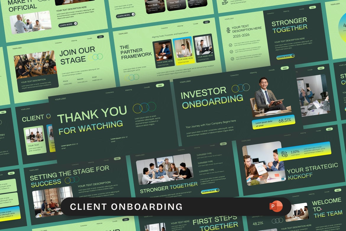 Template Presentasi Onboarding Klien yang Profesional dan Menarik