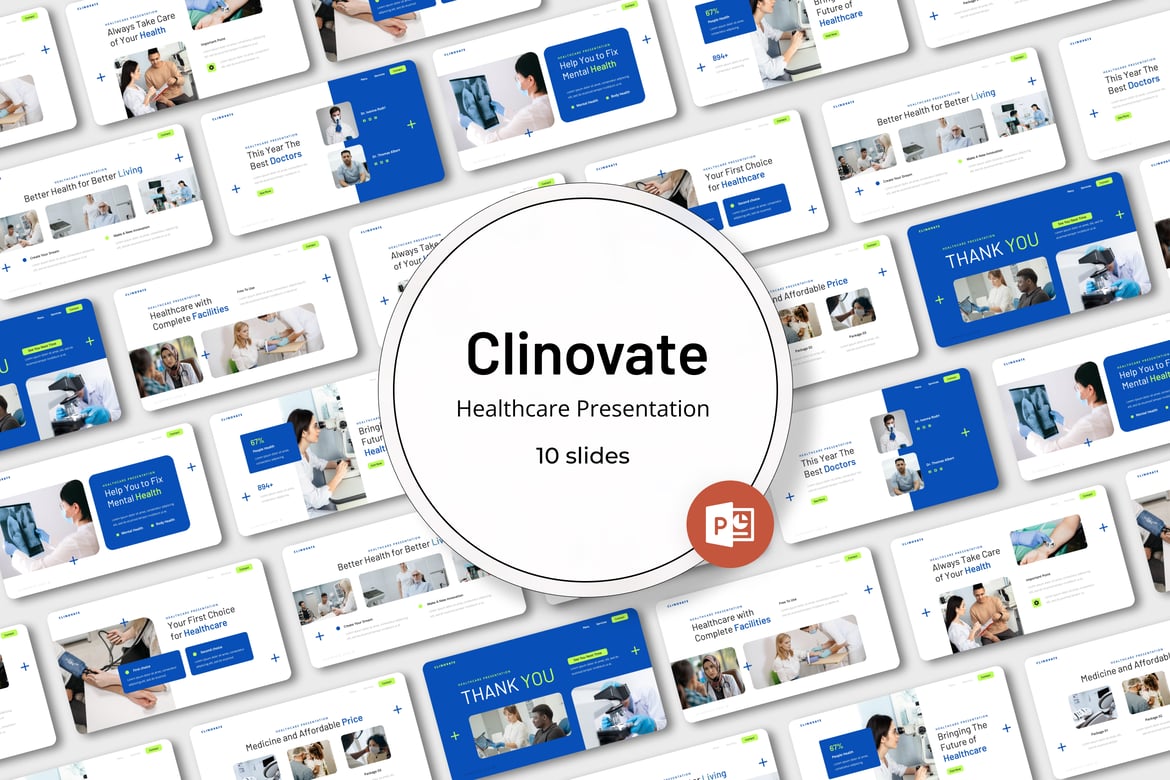 Template PowerPoint Clinovate - Ciptakan Presentasi Menarik dan Profesional