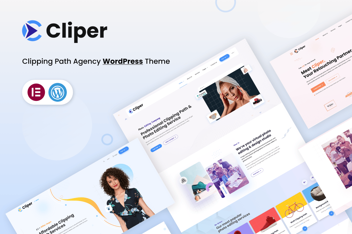 Cliper - Tema WordPress untuk Agensi Clipping Path yang Modern dan Fungsional