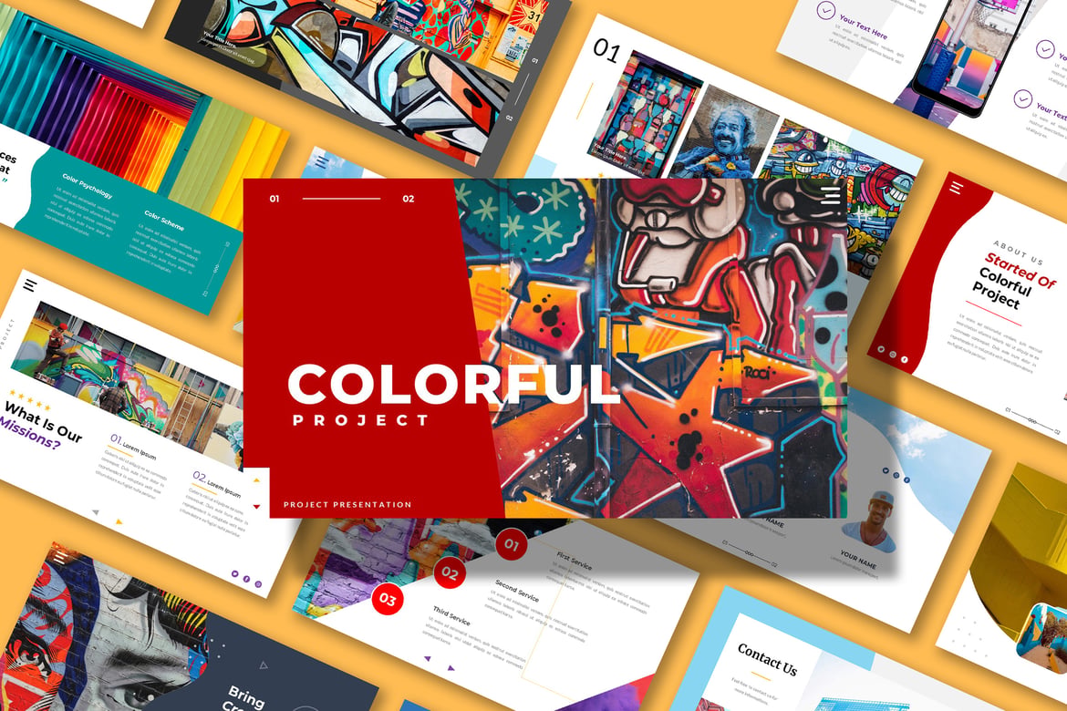 Clorful - Template Presentasi PowerPoint Kreatif untuk Bisnis
