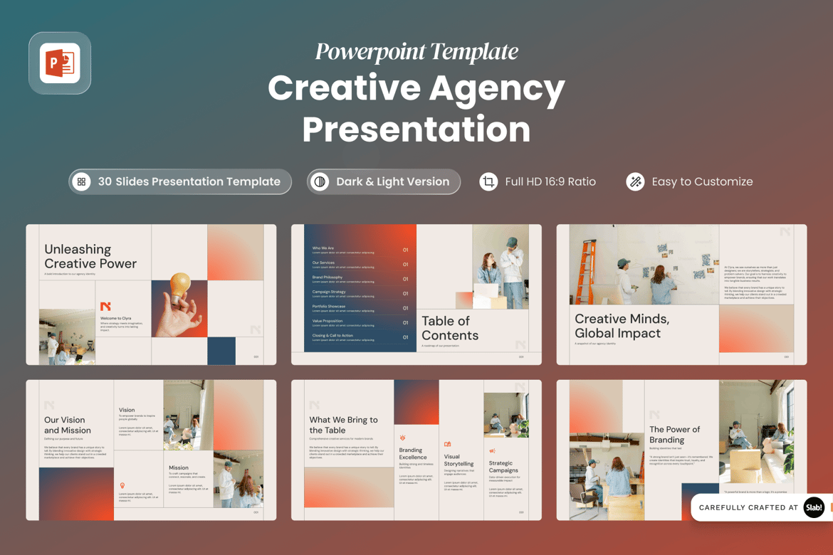 Clyra - Template Presentasi PowerPoint Kreatif yang Menarik