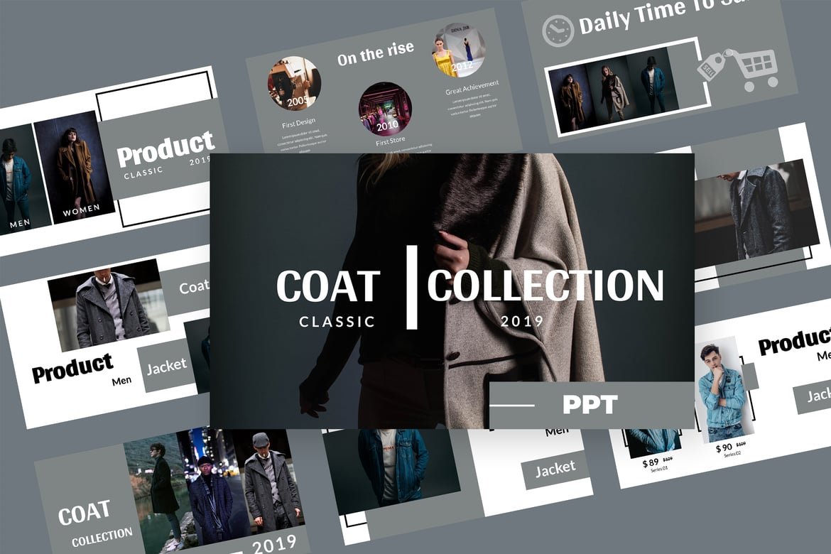 Template Presentasi Fashion Modern - Powerpoint yang Menarik