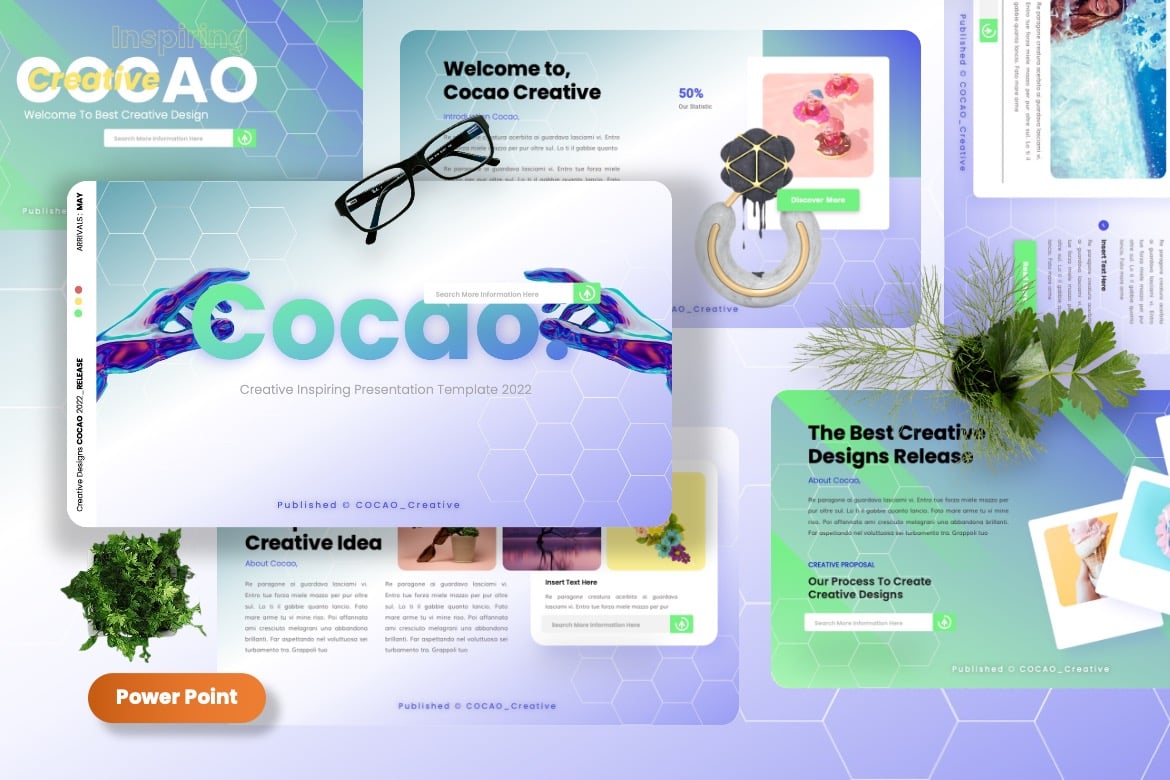 Cocao - Template PowerPoint Kreatif dan Inspiratif untuk Presentasi Anda