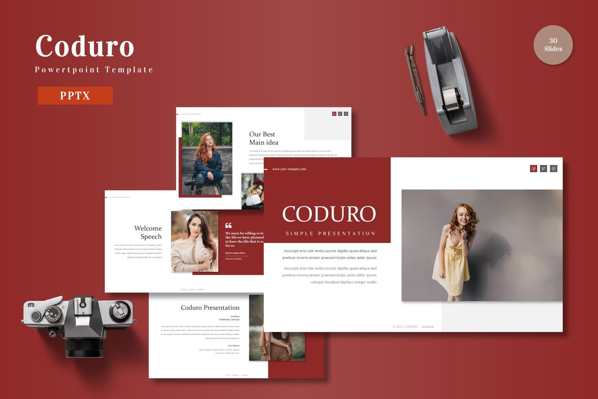 Coduro - Template PowerPoint yang Menarik