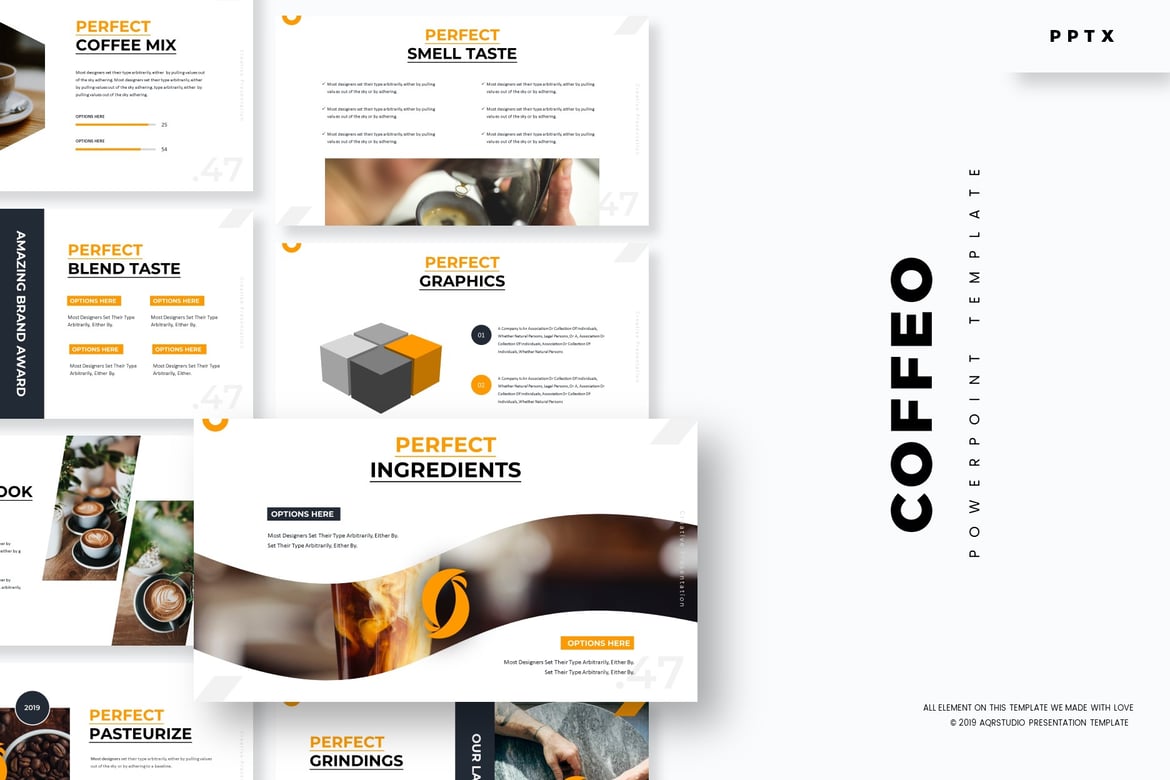 Coffeo - Template Presentasi PowerPoint Serbaguna