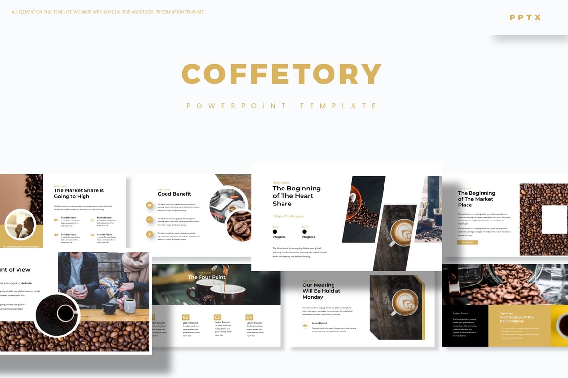 Coffetory - Template PowerPoint Serbaguna