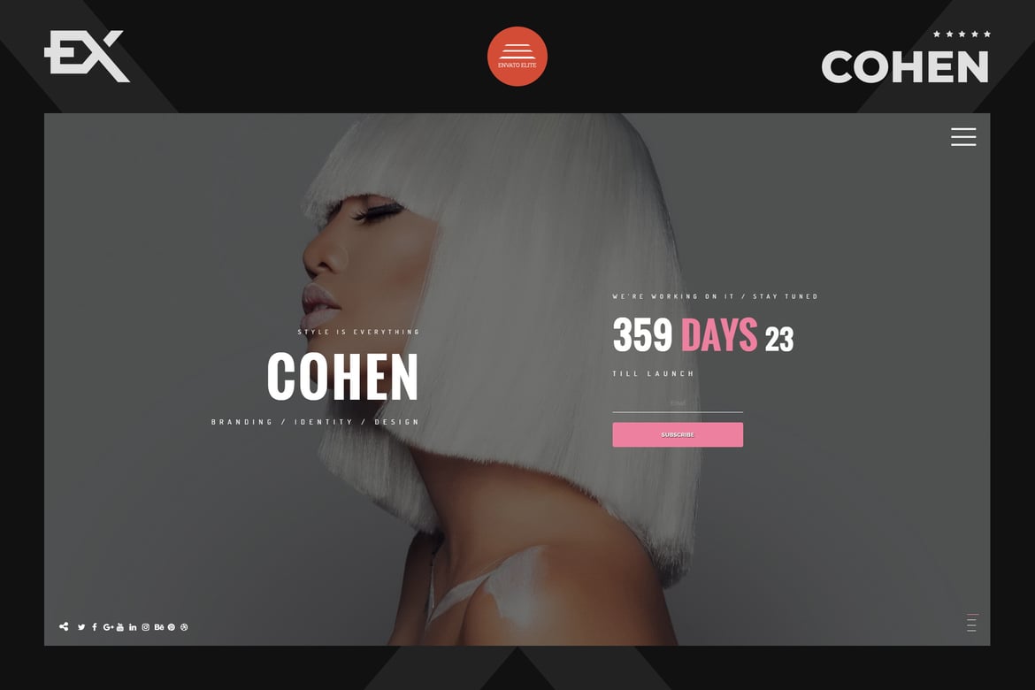 Cohen - Template Website Premium untuk Halaman Sedang Dibangun