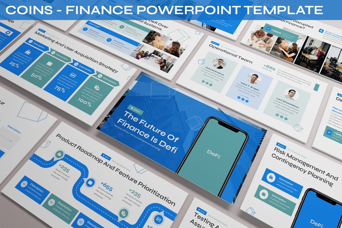 Template PowerPoint Keuangan - Presentasi yang Menarik dan Profesional