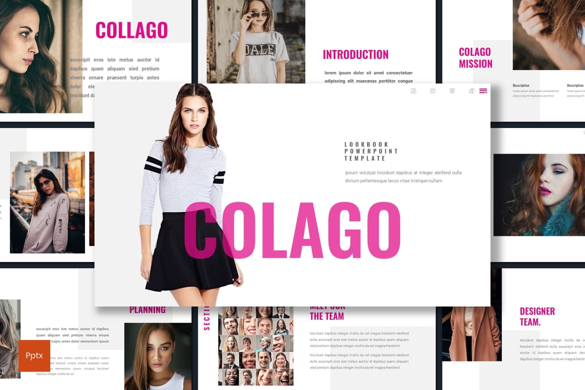 Colago - Template Presentasi Powerpoint Minimalis dan Kreatif
