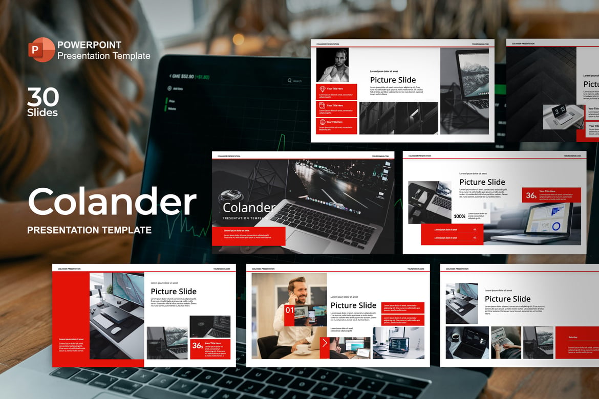 Template PowerPoint Kolander yang Elegan dan Multifungsi
