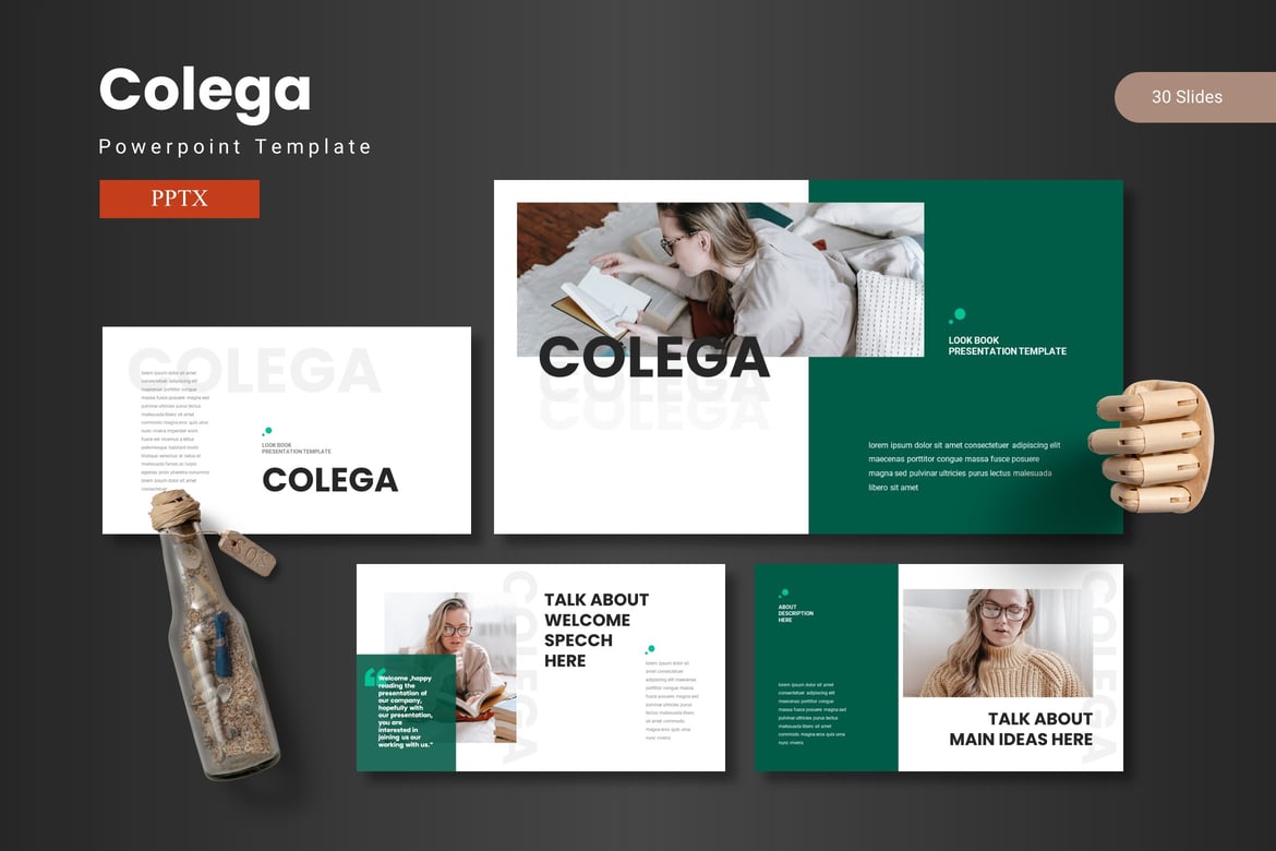 Colega - Template Presentasi PowerPoint yang Menarik