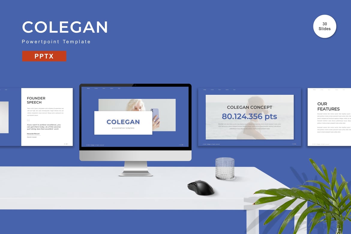 Colegan - Template PowerPoint Profesional untuk Semua Kebutuhan