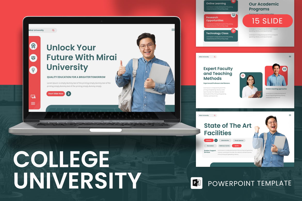 Template Presentasi PowerPoint untuk Universitas dan Perguruan Tinggi