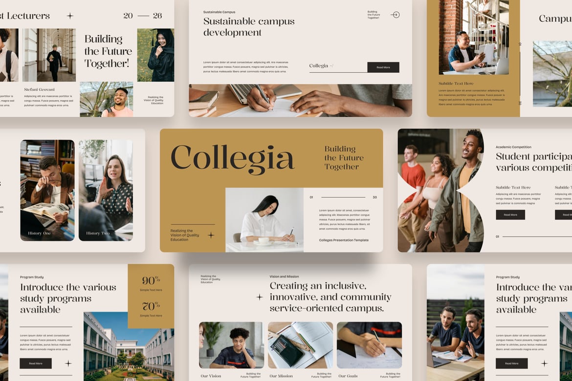 Template PowerPoint Kolese yang Menarik dan Profesional