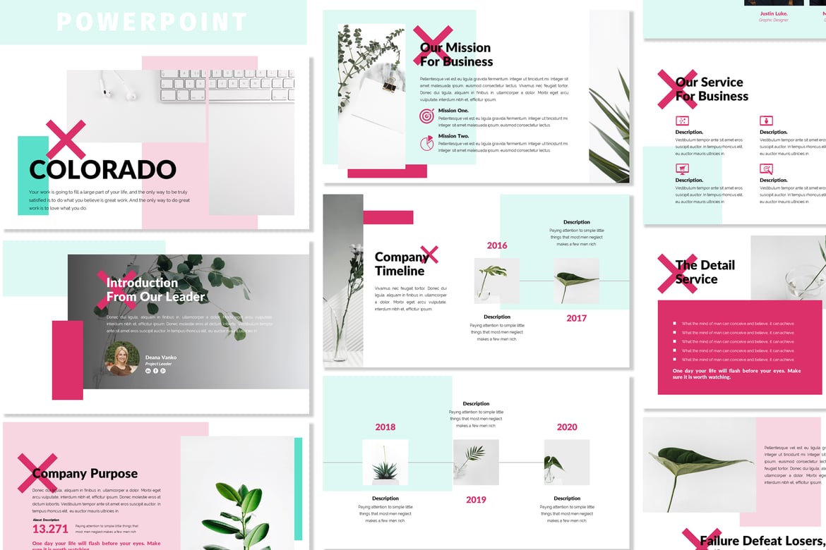 Template Powerpoint Colorado - Solusi Presentasi Profesional Anda
