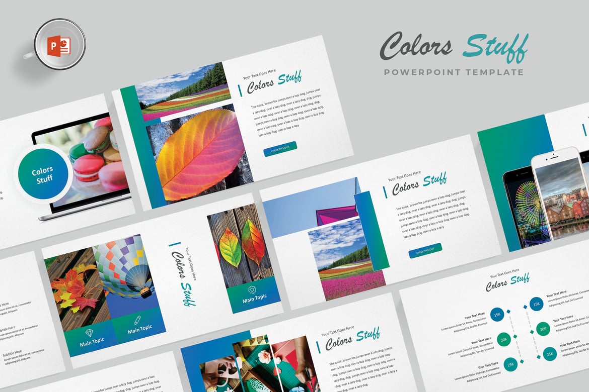 Template Powerpoint Warna - Solusi Presentasi Menarik