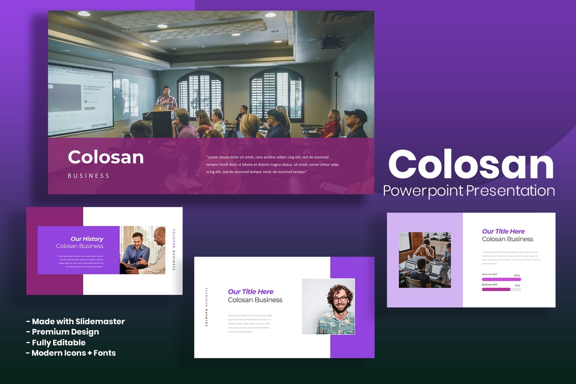 Colosan - Template Presentasi PowerPoint Multifungsi