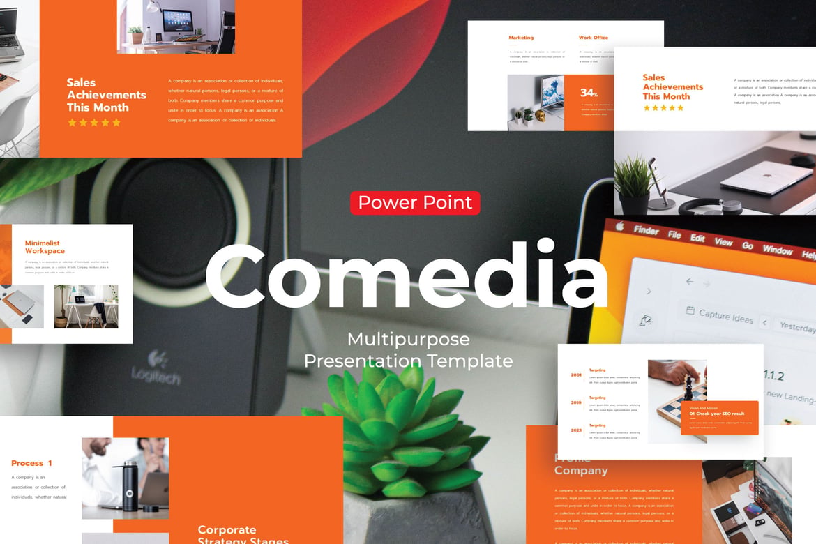 Template PowerPoint Comedia: Solusi Presentasi Serbaguna untuk Semua Kebutuhan Anda