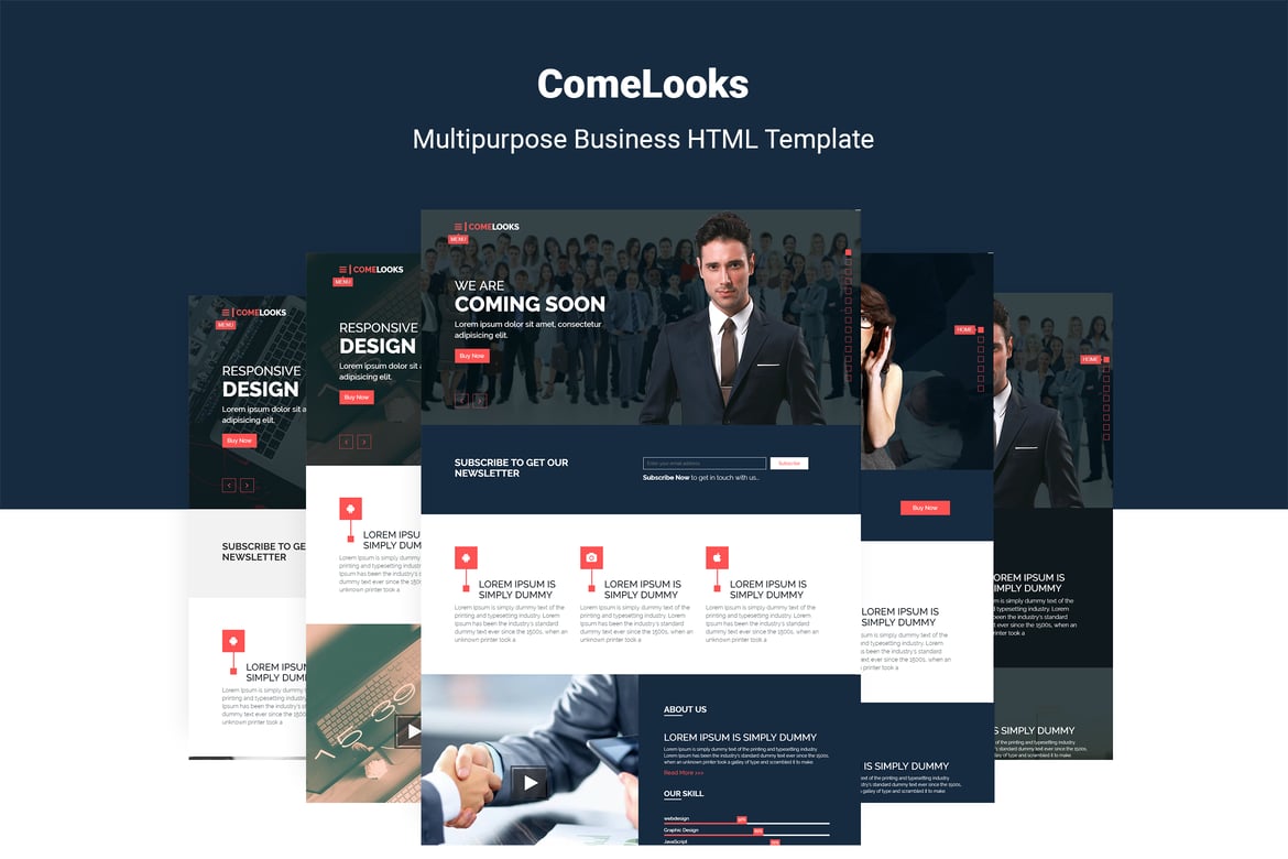 ComeLooks | Template Website Bisnis Serbaguna HTML5