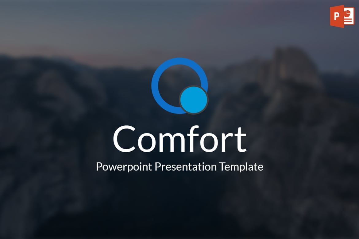Template Presentasi PowerPoint Comfort yang Elegan dan Kreatif
