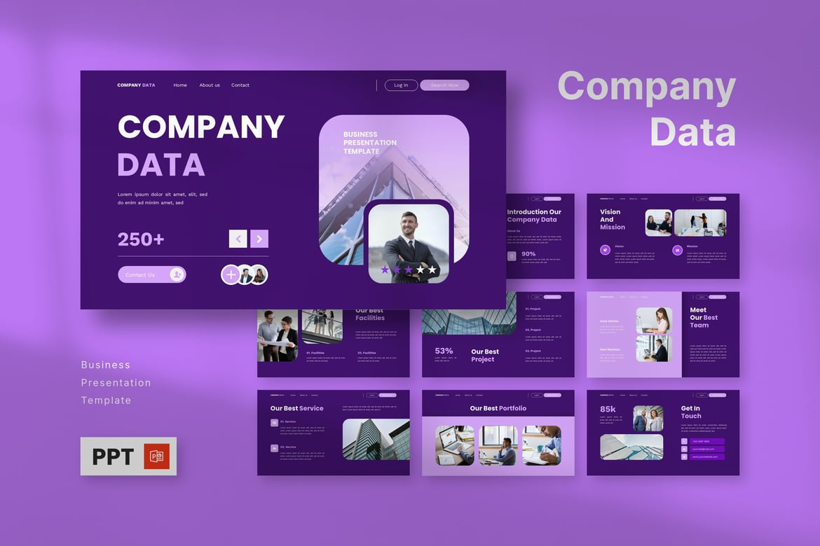 Template Powerpoint Perusahaan - Solusi Presentasi Bisnis yang Profesional