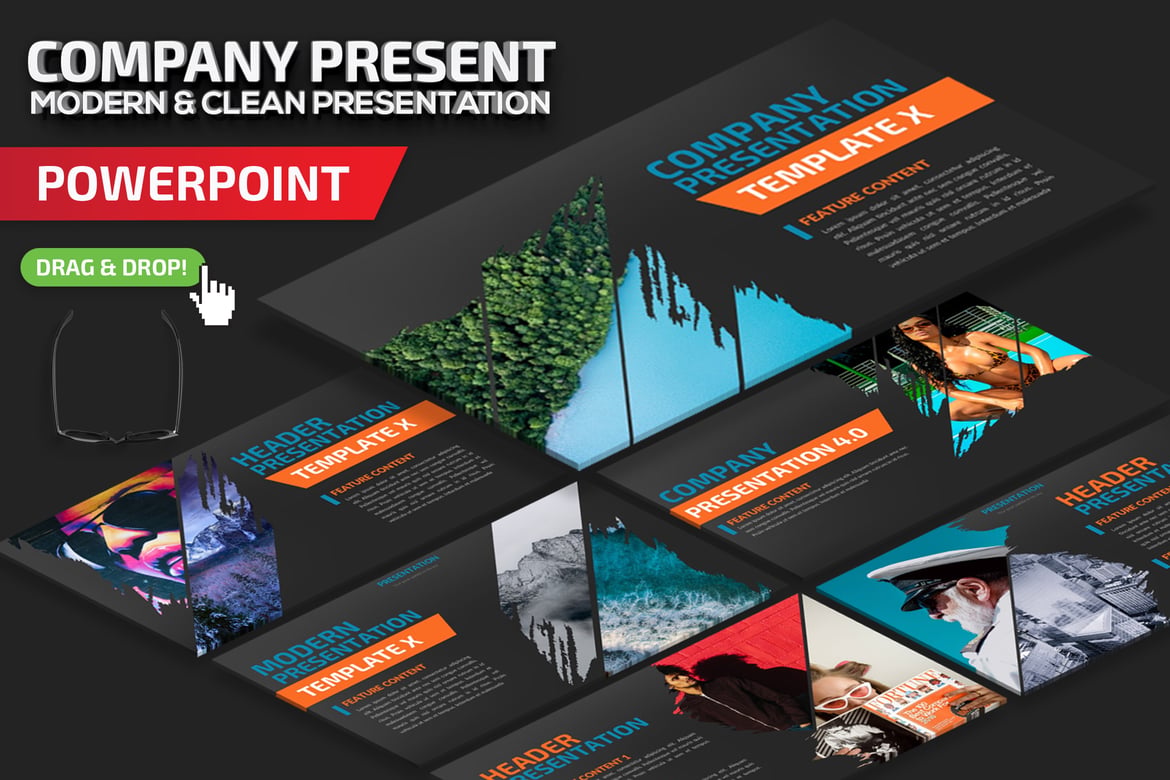 Template Presentasi PowerPoint Perusahaan yang Menarik dan Profesional