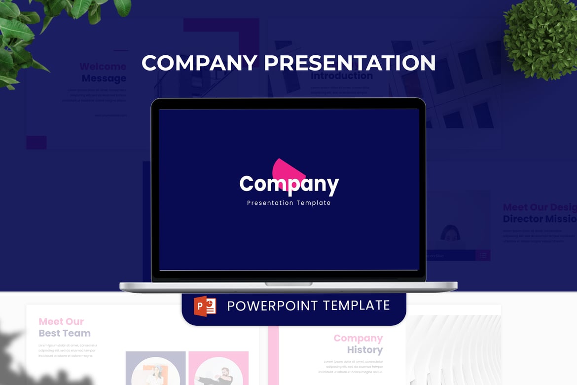 Template Powerpoint Perusahaan yang Modern dan Fleksibel