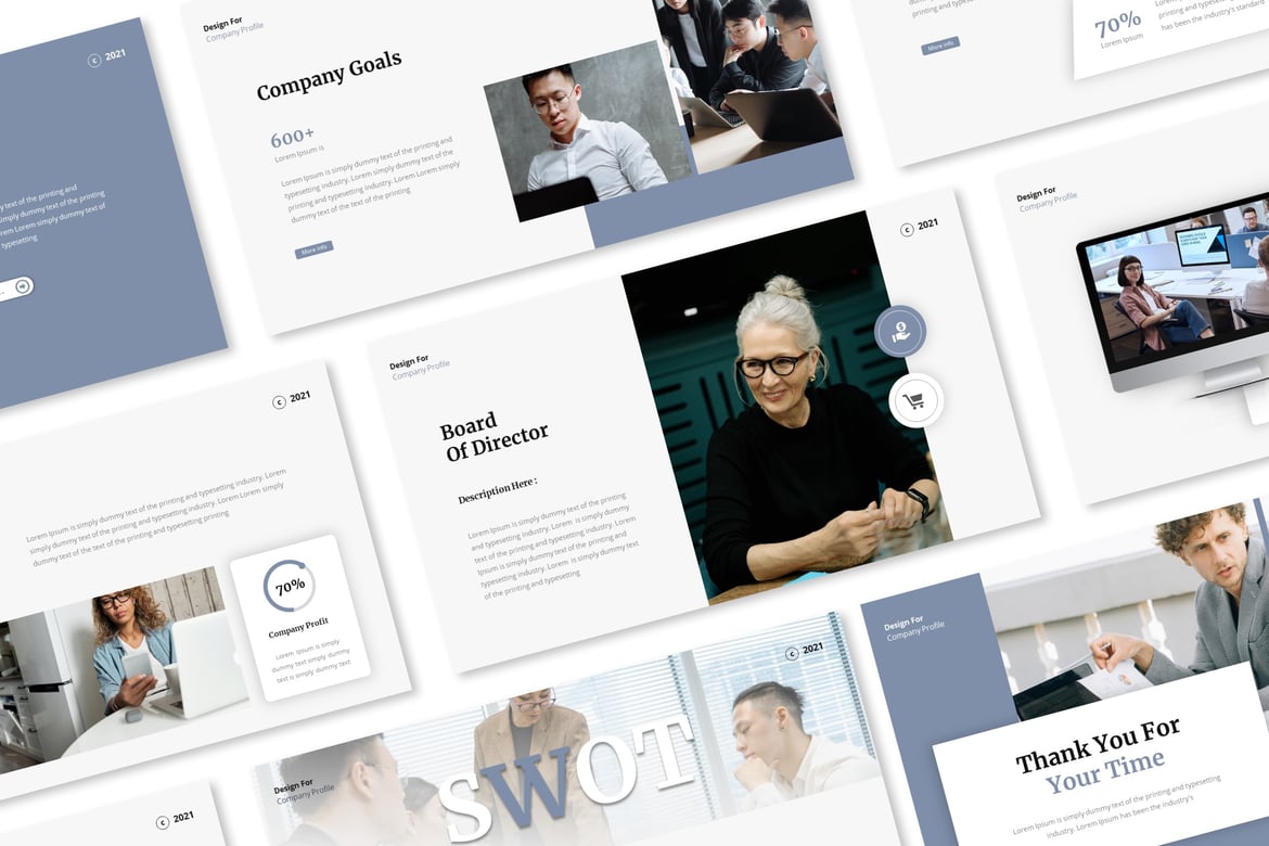 Template Presentasi Perusahaan - PowerPoint Profesional untuk Bisnis Anda