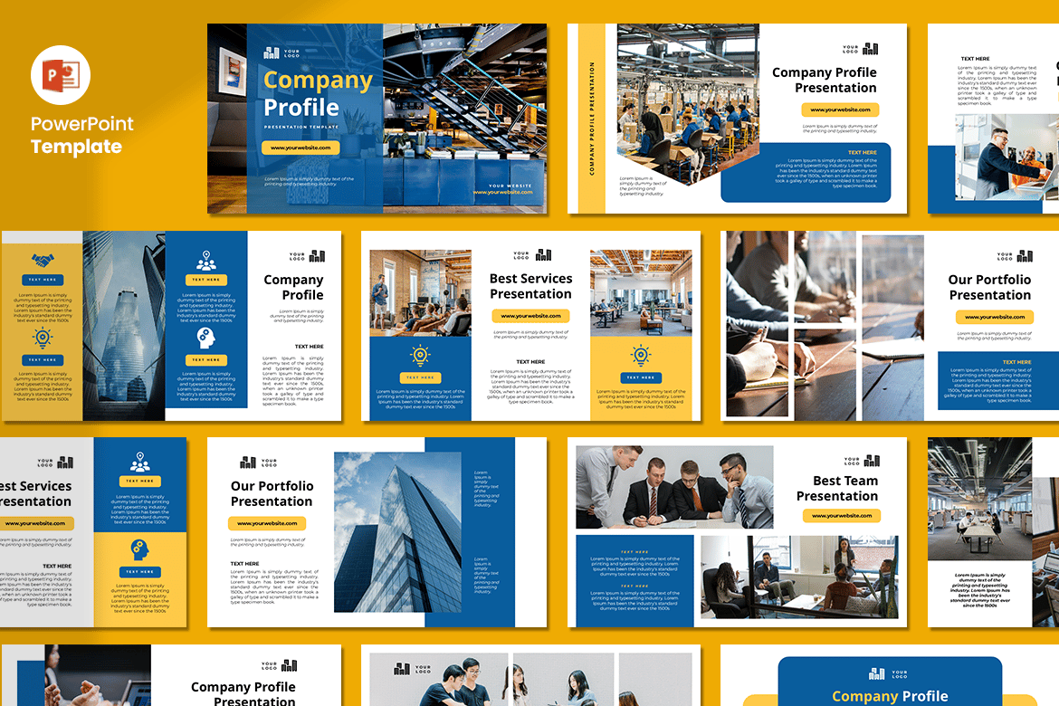Template Presentasi Profil Perusahaan yang Menarik dan Profesional