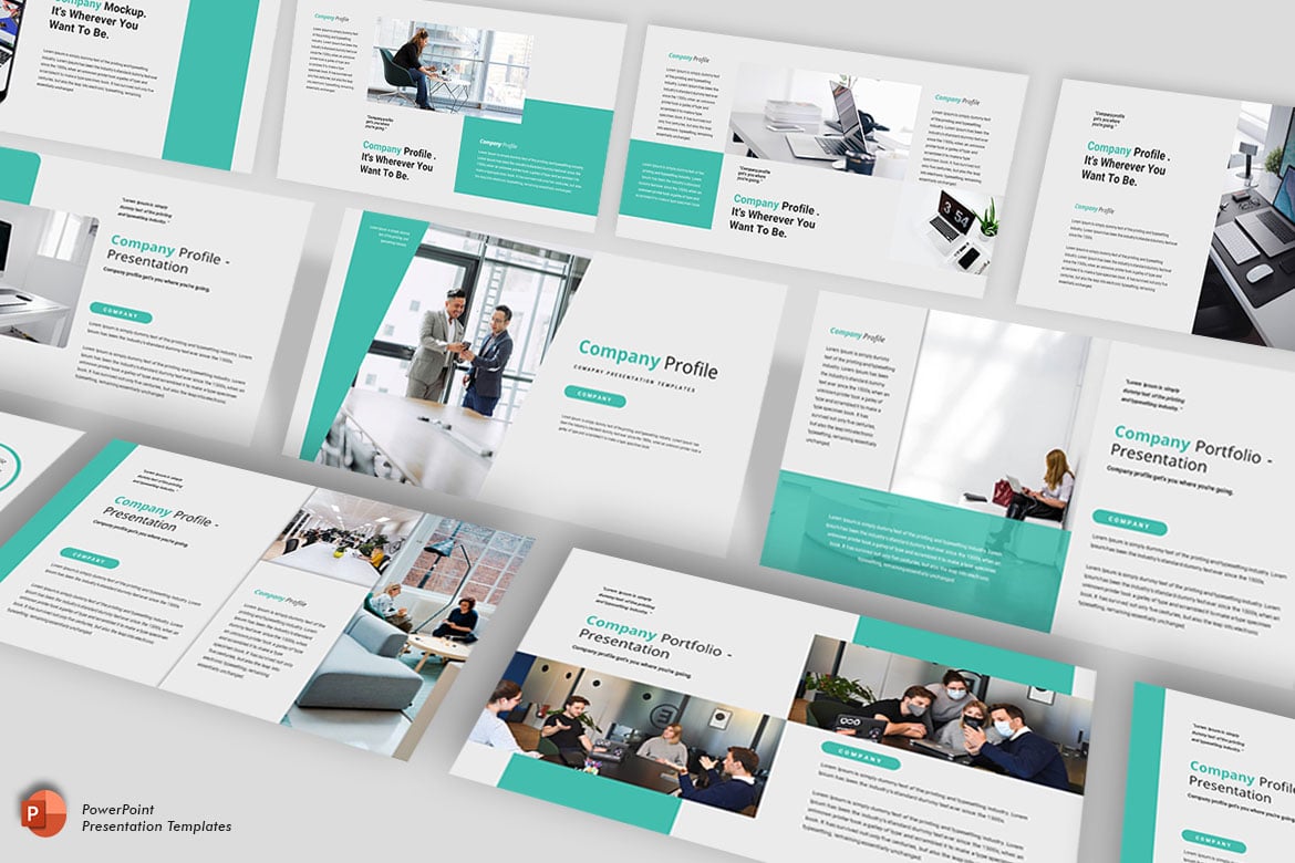 Template Presentasi Perusahaan - PowerPoint yang Menarik dan Profesional