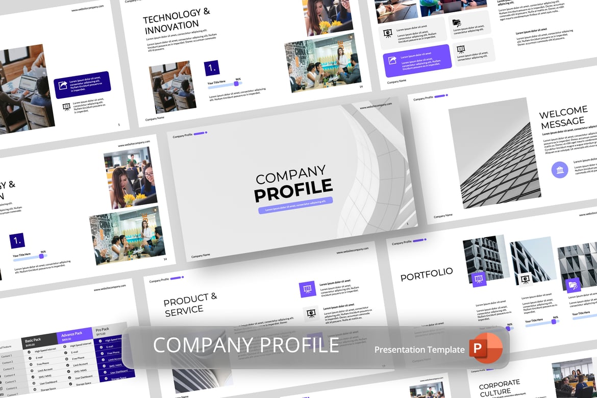 Template Presentasi Profil Perusahaan yang Menarik dan Profesional