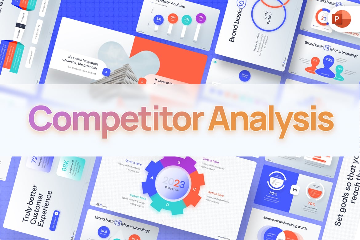 Template PowerPoint Analisis Kompetitor yang Menarik dan Profesional