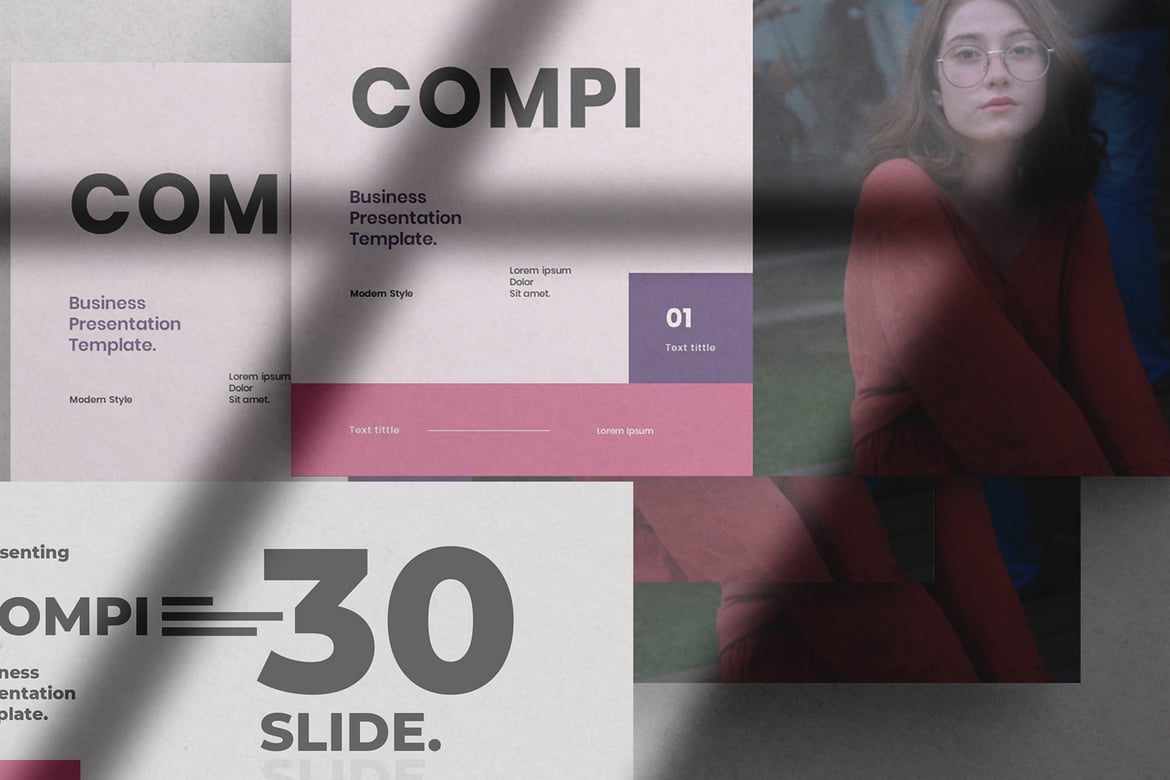 Template Presentasi PowerPoint Compi - Solusi Kreatif untuk Bisnis Anda