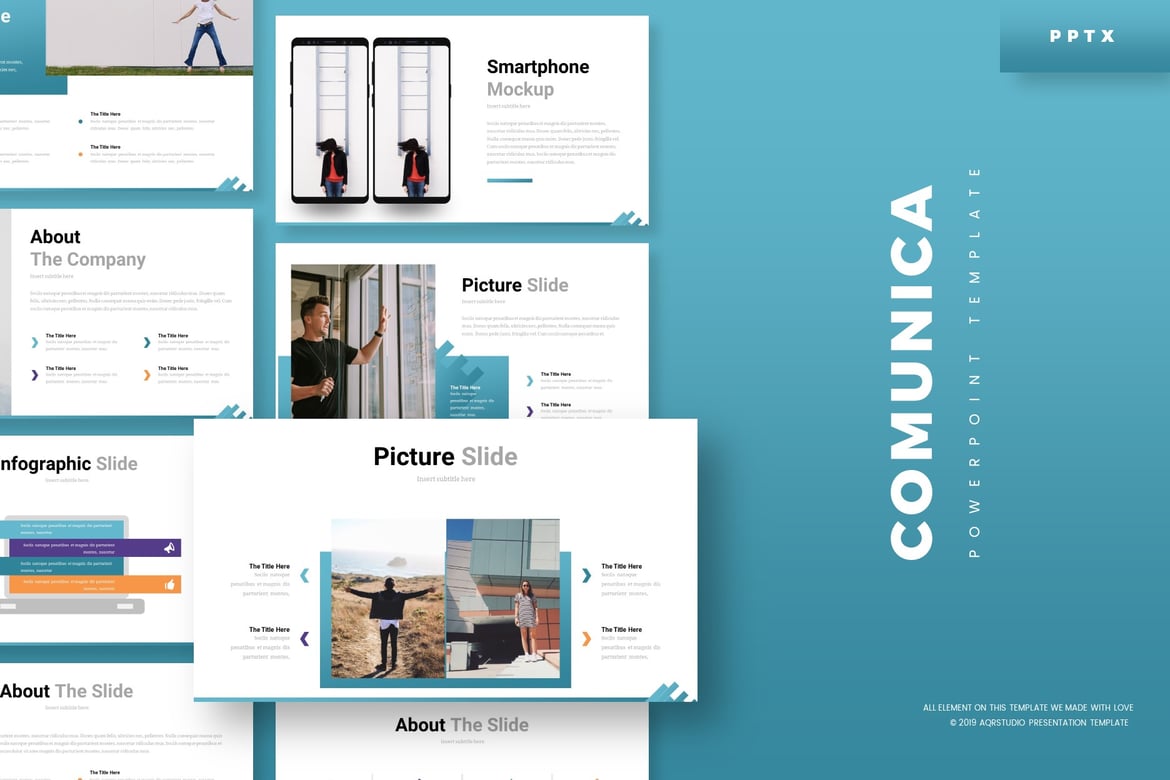 Template PowerPoint Comunica: Solusi Presentasi yang Menarik