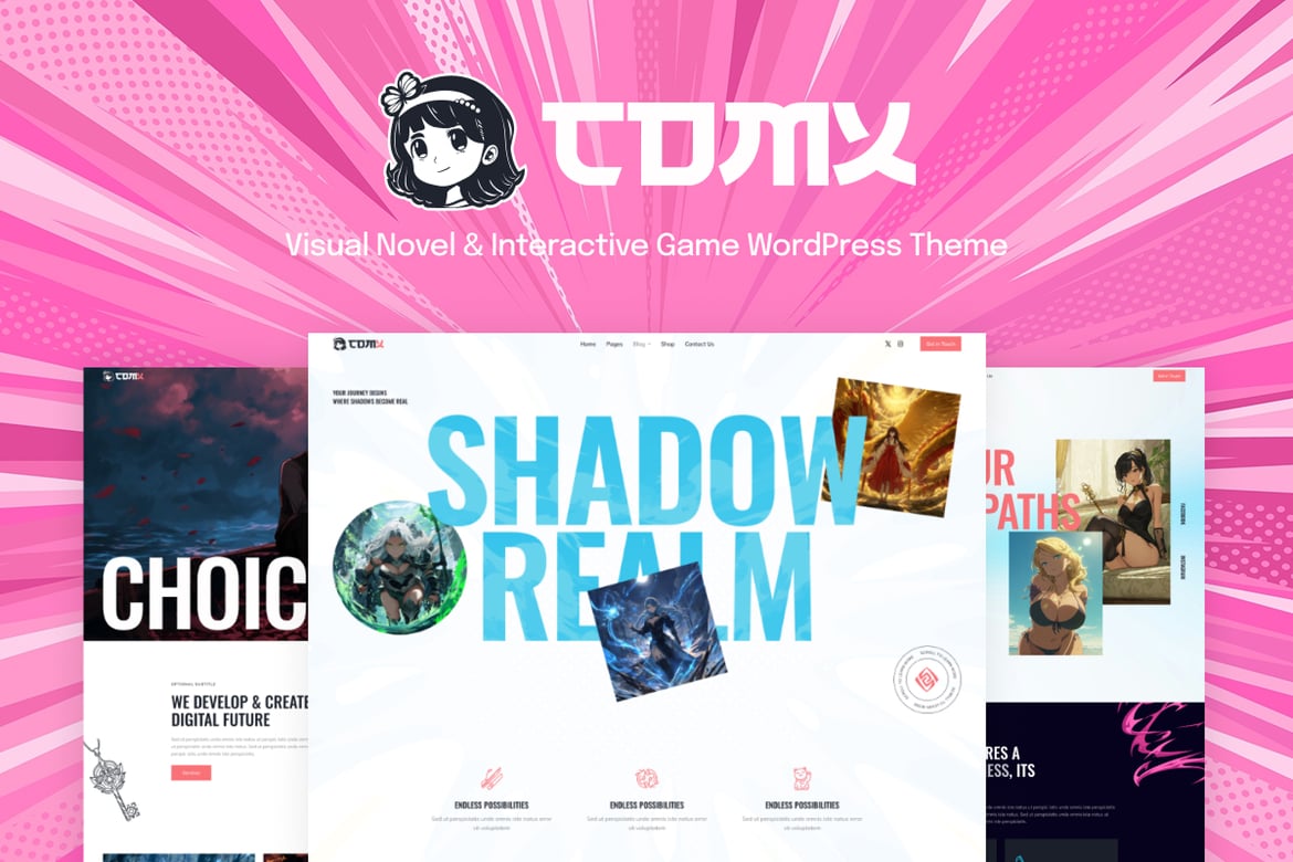 Tema WordPress ComX: Modern dan Responsif untuk Penggemar Anime dan Komik