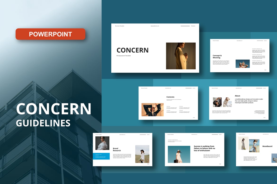 Template Powerpoint Serbaguna yang Elegan dan Minimalis