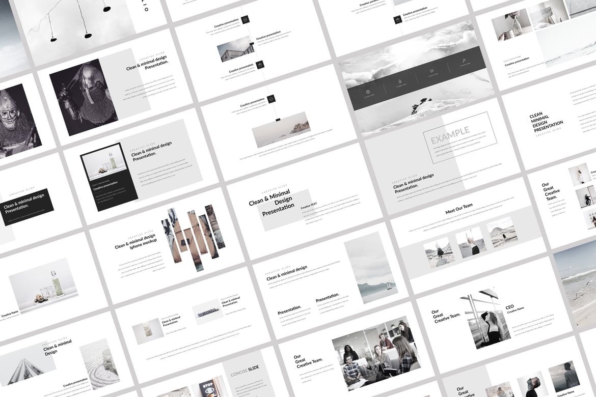 Template PowerPoint Minimalis untuk Presentasi Profesional