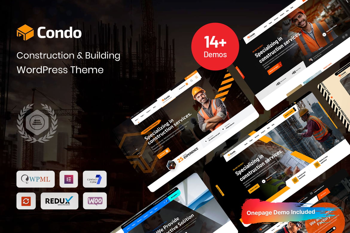 Tema WordPress Condo - Solusi Terbaik untuk Konstruksi dan Renovasi