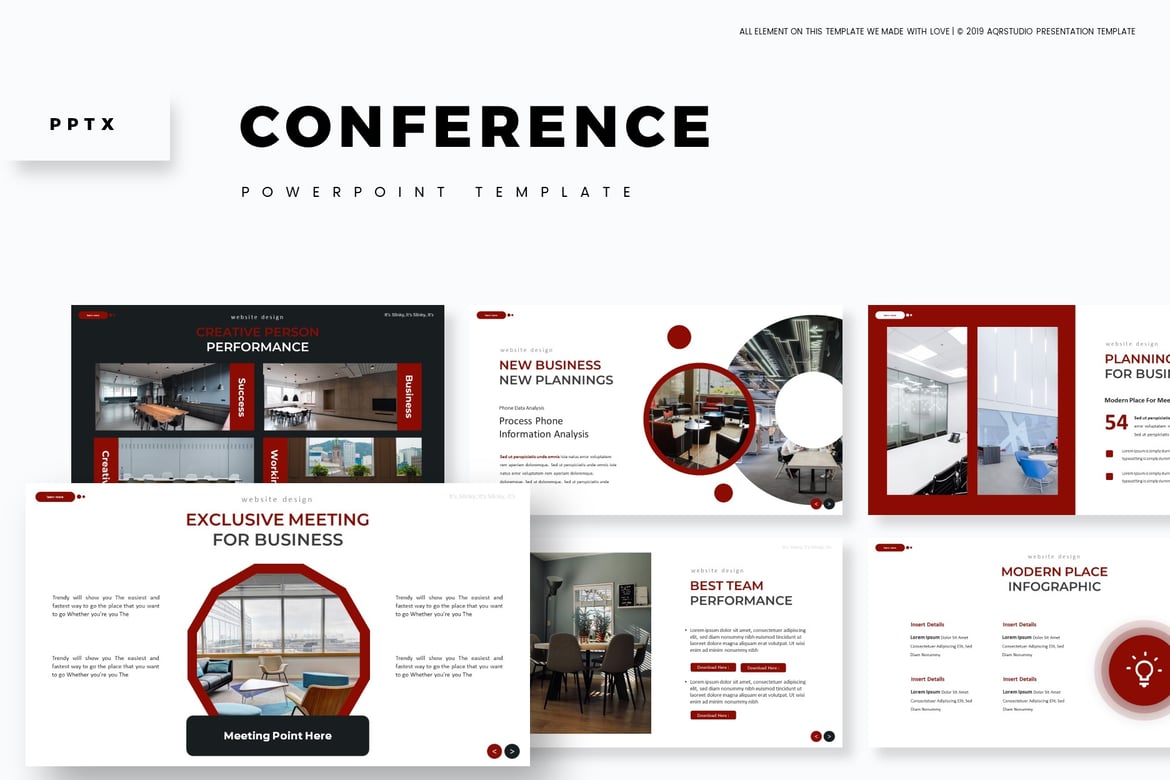 Template PowerPoint Konferensi yang Menarik dan Serbaguna
