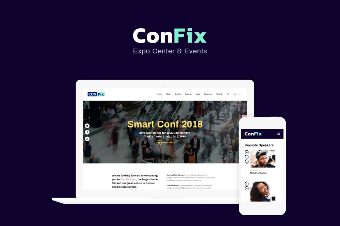 Tema WordPress ConFix: Solusi Sempurna untuk Pusat Pameran dan Acara Anda