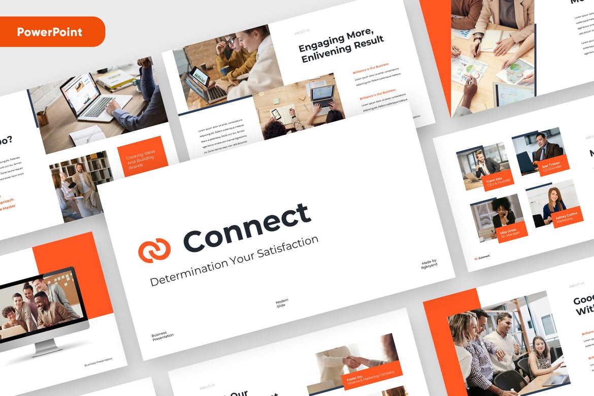 CONNECT - Template Presentasi Pemasaran Bisnis