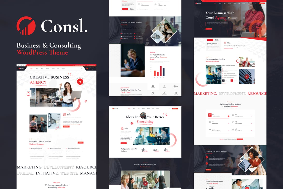 Consl - Tema WordPress untuk Bisnis Konsultan yang Modern dan Fleksibel