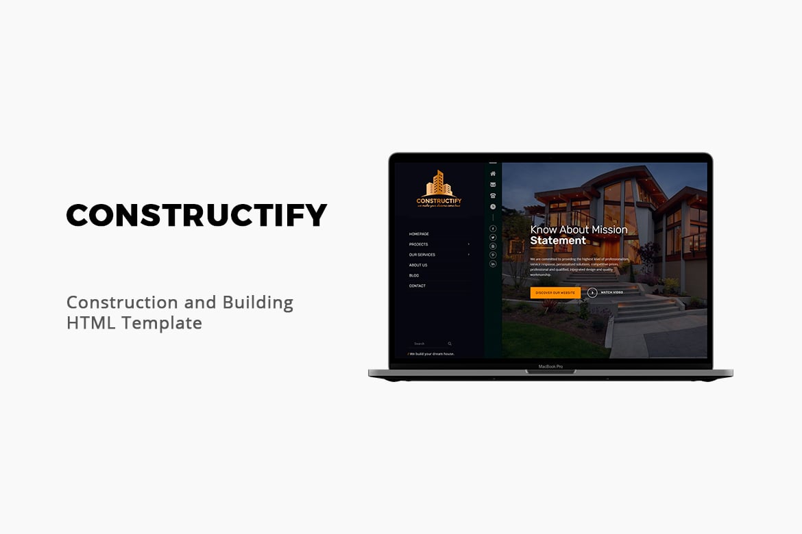 Constructify - Template Website untuk Industri dan Konstruksi